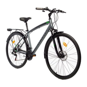 Bicicletta TREKKING, TREKKING PRO M 28  Moma Bikes, Alluminio, SHIMANO 21V, Freni a Disco, Sospensioni Avanti – nuovo