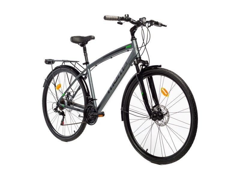 Bicicletta TREKKING, TREKKING PRO M 28 Moma Bikes, Alluminio, SHIMANO 21V, Freni a Disco, Sospensioni Avanti - nuovo