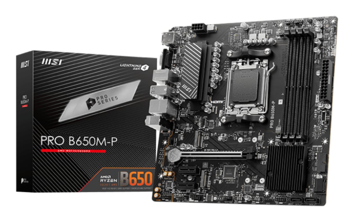 MSI PRO B650M-P scheda madre AMD B650 slot AM5 micro ATX - nuovo