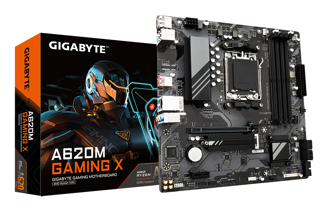 GIGABYTE A620M GAMING X AMD A620 scheda madre AM5 slot micro ATX - nuovo