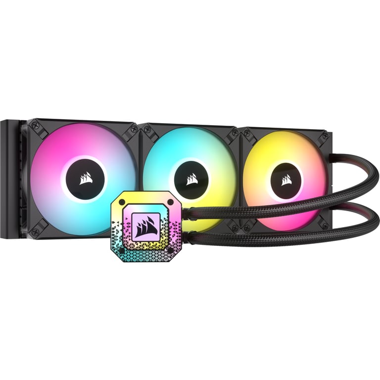 Corsair iCUE H150i ELITE CAPELLIX XT Processore All-in-One Raffreddatore a liquido 12 cm Nero 1 pc - nuovo