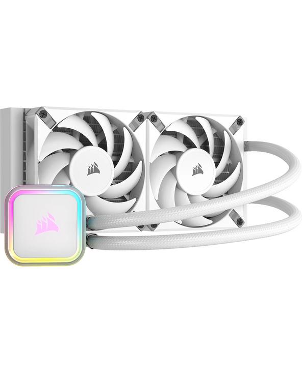 Corsair H100I Elite Processor All-in-One Liquid Cooler 12 cm Bianco 1 pezzo(i) - nuovo