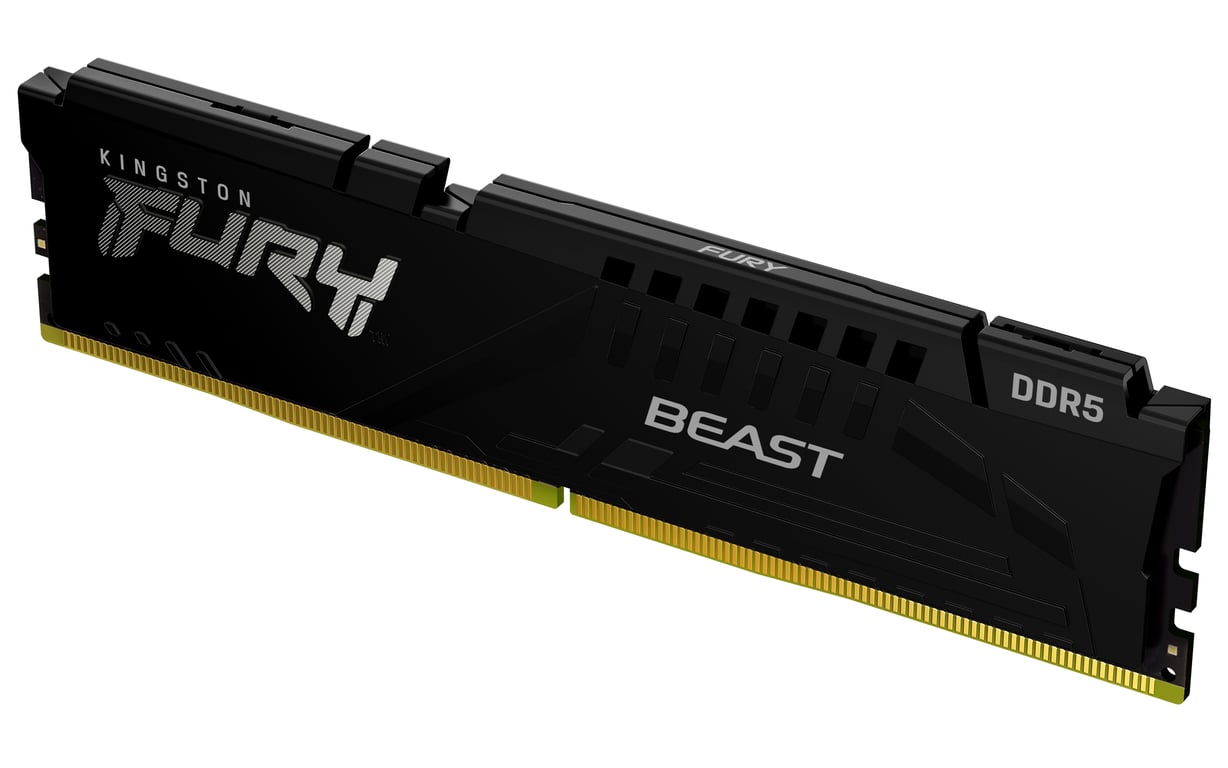 Tecnologia Kingston FURY Beast 16 GB 4800 MT/s DDR5 CL38 DIMM Nero - nuovo