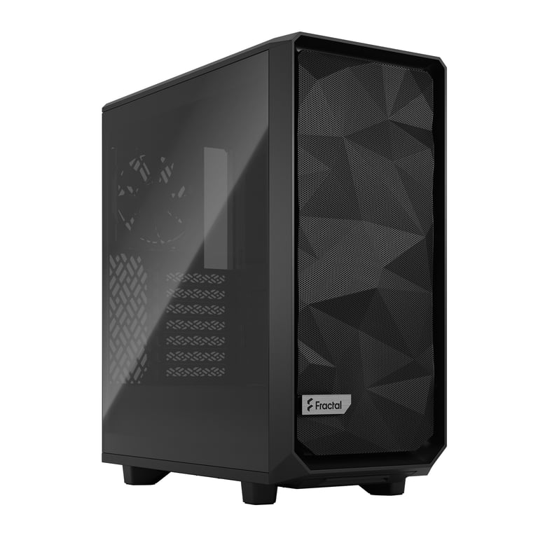 Fractal Design Meshify 2 Compact Tower Nero - vetro colorato chiaro - nuovo