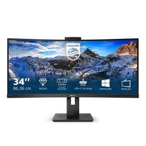 Philips P Line 346P1CRH/00 Display LED 86,4 cm (34 ) 3440 x 1440 pixel UltraWide Quad HD Nero – nuovo