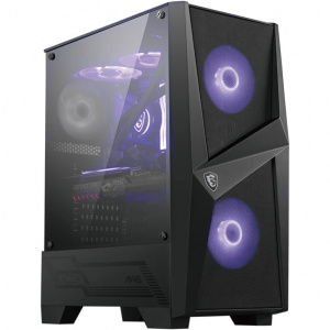 MSI MAG Forge 100M Midi Tower Nero, Trasparente – nuovo
