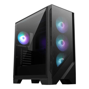 MSI MAG FORGE 320R AIRFLOW Micro Tower CPU Nero, Trasparente - nuovo