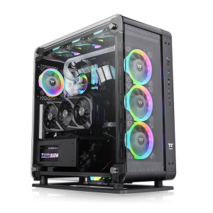 Thermaltake Core P6 Vetro temperato Mid Tower Midi Tower Nero – nuovo