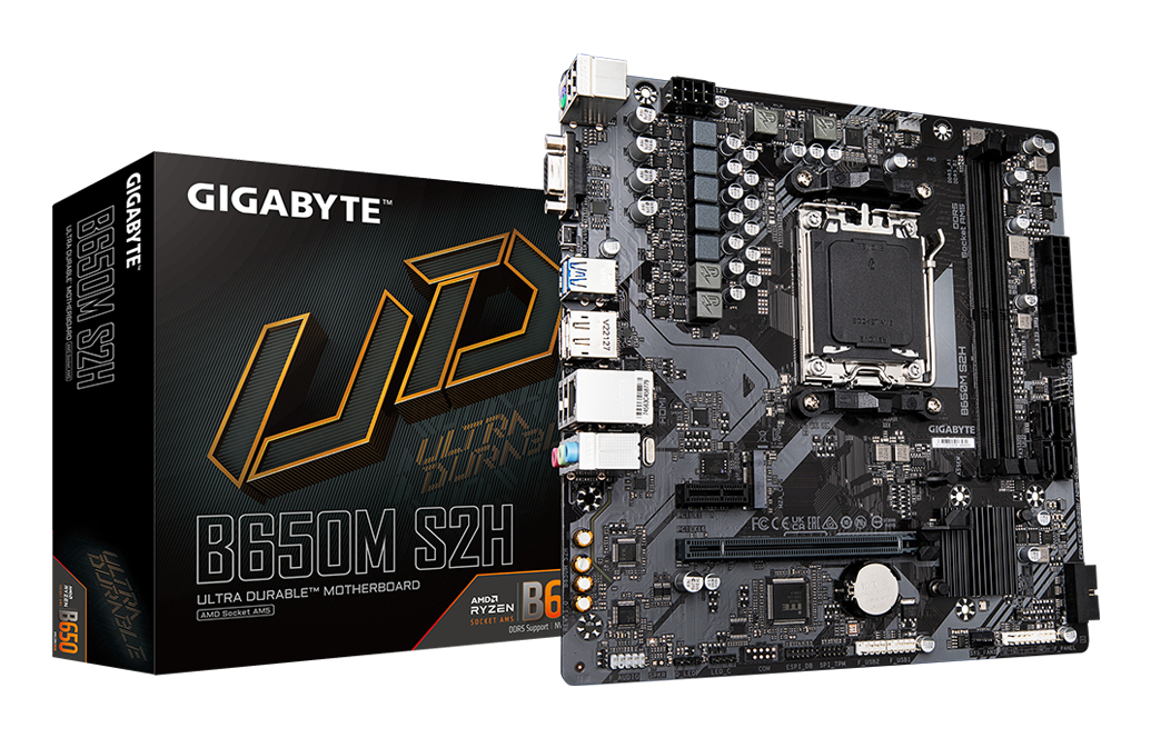 GIGABYTE B650M S2H scheda madre AMD B650 slot AM5 micro ATX - nuovo