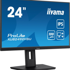 iiyama XUB2492HSU-B6 PC a schermo piatto 60,5 cm (23,8 ) 1920 x 1080 pixel Full HD LED Nero – nuovo