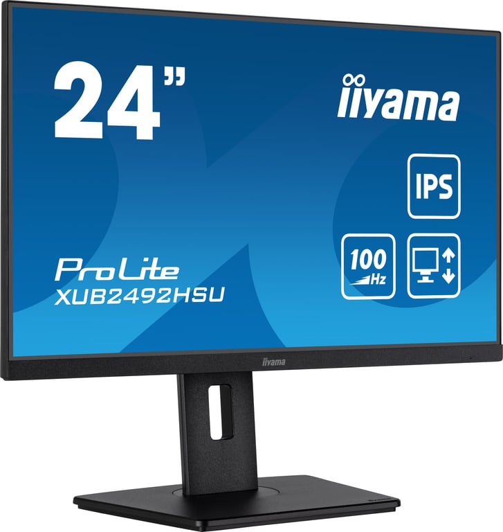 iiyama XUB2492HSU-B6 PC a schermo piatto 60,5 cm (23,8 ) 1920 x 1080 pixel Full HD LED Nero - nuovo