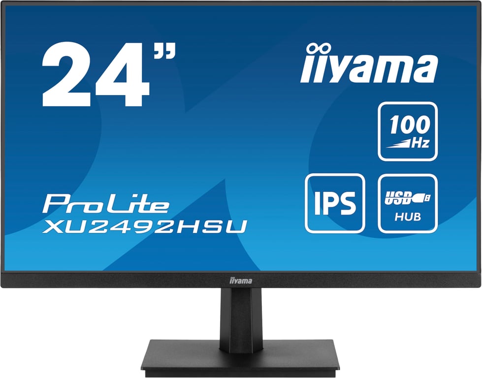 iiyama ProLite PC schermo piatto 60,5 cm (23,8 ) 1920 x 1080 pixel Full HD LED Nero - nuovo