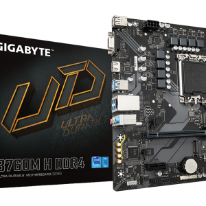 Scheda madre GIGABYTE B760M H DDR4 Intel B760 Express LGA 1700 micro ATX – nuovo