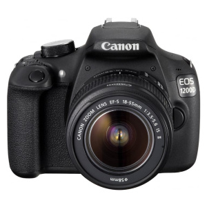 Canon EOS 1200D + EF-S 18-55 mm 18 MP CMOS SLR Kit 5184 x 3456 pixel Nero -Ricondizionato – Ottime condizioni