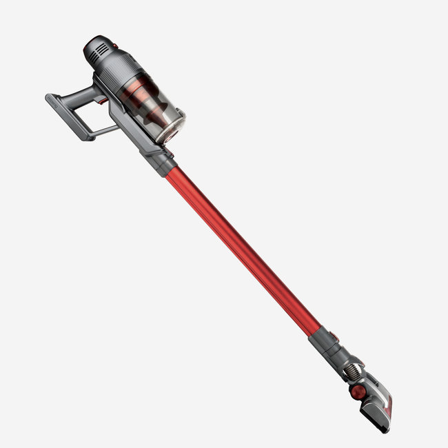 H.Koenig UPX18 aspirapolvere a batteria e testata elettrica Ciclonico a secco, schiuma Senza sacco 0,8 L 220 W Grigio, Rosso - nuovo