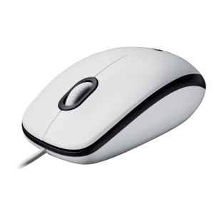Mouse cablato Logitech M100 – Bianco – nuovo