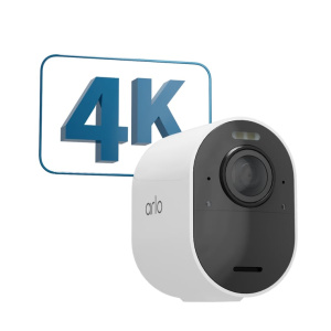Telecamera di sorveglianza per esterni Arlo Ultra 2, telecamera aggiuntiva bianca – nuovo