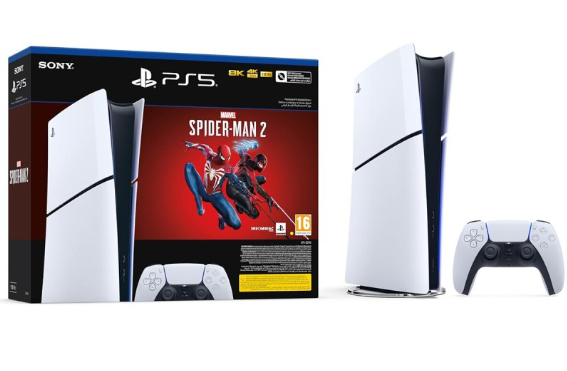 PS5 Slim e Marvel's Spider-man 2 Pack - Console di gioco PlayStation 5 Slim da 1 TB (digitale) - nuovo
