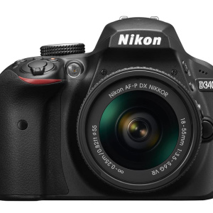 Nikon D3400 + AF-P DX 18-55 mm 1:3.5-5.6G VR Kit fotocamera SLR 24,2 MP CMOS 6000 x 4000 pixel Nero – nuovo