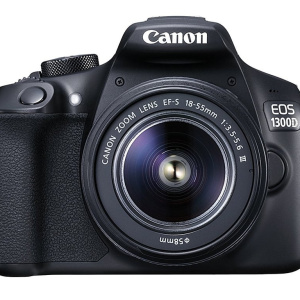 Canon EOS 1300D + EF-S 18-55 DC III 18 MP CMOS SLR Kit 5184 x 3456 pixel Nero – Ricondizionato – Buono stato
