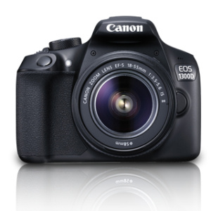 Canon EOS 1300D + EF-S 18-55 IS II 18 MP CMOS SLR Kit 5184 x 3456 pixel Nero – Ricondizionato – Buono stato