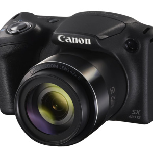 Canon PowerShot SX420 IS 1/2,3  Bridge Camera 20 MP CCD (dispositivo ad accoppiamento di carica) Nero – Ricondizionato – Buono stato