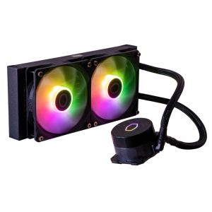 Kit di raffreddamento a liquido per processori Cooler Master MasterLiquid 240L Core ARGB 12 cm Nero – nuovo