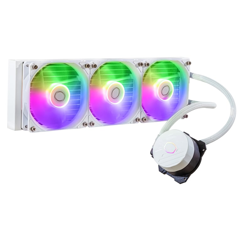 Cooler MasterLiquid 360L Core ARGB White Processor Kit di raffreddamento a liquido 12 cm Bianco - nuovo