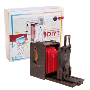 Kit fai da te Jollylook: Macchina fotografica fai da te – Legno scuro – nuovo