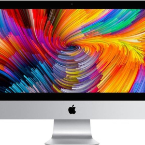 iMac 21,5  Intel Core i7 (2017) 3,6 Ghz 500 Go HDD 16 Go AMD Radeon Pro 555, Argento - AZERTY - Ricondizionato - Condizioni eccellenti