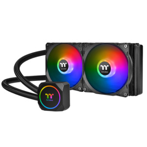 Thermaltake CL-W286-PL12SW-A Sistema di raffreddamento per computer Processore Raffreddatore a liquido All-in-One Nero 1 pc – nuovo