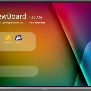 Lavagna interattiva Viewsonic IFP7550-5F 190,5 cm (75 ) 3840 x 2160 pixel Touchscreen Nero HDMI – nuovo