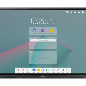 Lavagna interattiva Samsung WA65C 165,1 cm (65 ) 3840 x 2160 pixel Touchscreen Nero – nuovo