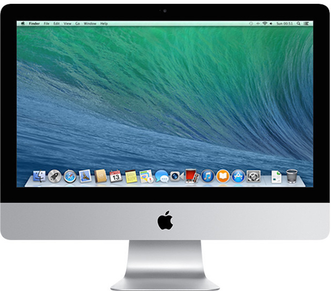iMac Core i5 (2013) 21,5 , 2,7 Ghz 500 GB HDD 16 GB Intel Iris Pro 5200, Argento - AZERTY FR -Ricondizionato - Ottime condizioni