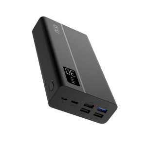 DCU Advance Tecnologic 34155030 Banca di energia al litio 30000 mAh Nero – nuovo