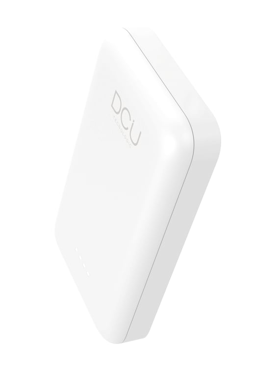 DCU Advance Tecnologic 34155008 power bank Litio 5000 mAh Ricarica senza fili Bianco - nuovo