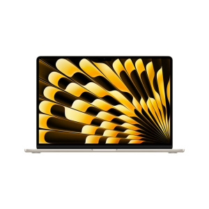 MacBook Air M3 (2024) 15,3′, GHz 512 GB 8 GB GPU Apple, Starlight – AZERTY – nuovo