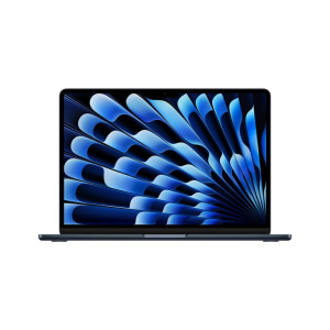 MacBook Air M3 (2024) 13,6′, 512 GB 16 GB Apple GPU 10, Midnight – Azerty – nuovo