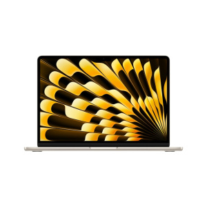 MacBook Air M3 (2024) 13,6′, 512 GB 16 GB Apple GPU 10, Starlight – Azerty – nuovo