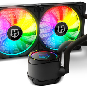 NOX Hummer H-240 Processore Raffreddatore a liquido all-in-one 12 cm Nero 1 pezzo(i) – nuovo