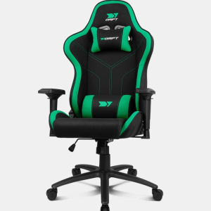 DRIFT DR110BG Sedia da gioco Seduta imbottita Nero, Verde – nuovo
