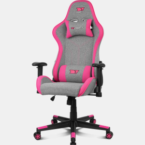 DRIFT DR90 PRO Sedia da gioco per PC Seduta imbottita Grigio, Rosa – nuovo