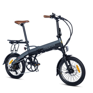 Bicicletta Elettrica  Pieghevole di Passeggio, E-18TEEN Moma Bikes, Alluminio, SHIMANO 7V, Bat. Ion Litio 36V 9Ah – nuovo