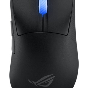 ASUS ROG Keris II Ace Wireless AimPoint Nero RF Wireless + Bluetooth + USB Type-A Mouse da gioco ottico 42000 DPI per destrorsi – nuovo