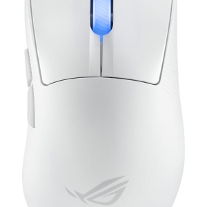 ASUS ROG Keris II Ace Wireless AimPoint Bianco RF Mouse senza fili per destrorsi + Bluetooth + USB Type-A Ottico 42000 DPI – nuovo