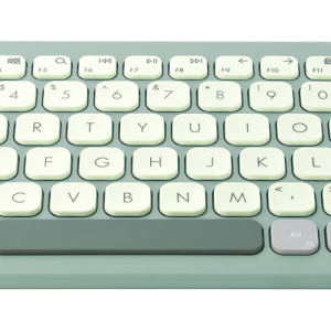 Tastiera ASUS Marshmallow KW100 Bluetooth Verde, Grigio, Bianco – nuovo