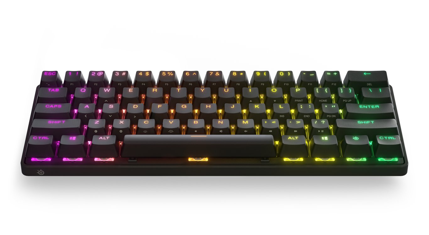 Steelseries Apex Pro Mini Tastiera QWERTY senza fili USB + RF senza fili + Bluetooth Nero - nuovo