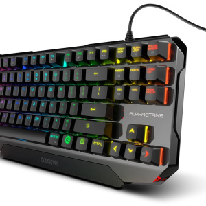 Ozone Alpha Strike Tastiera USB nera – nuovo