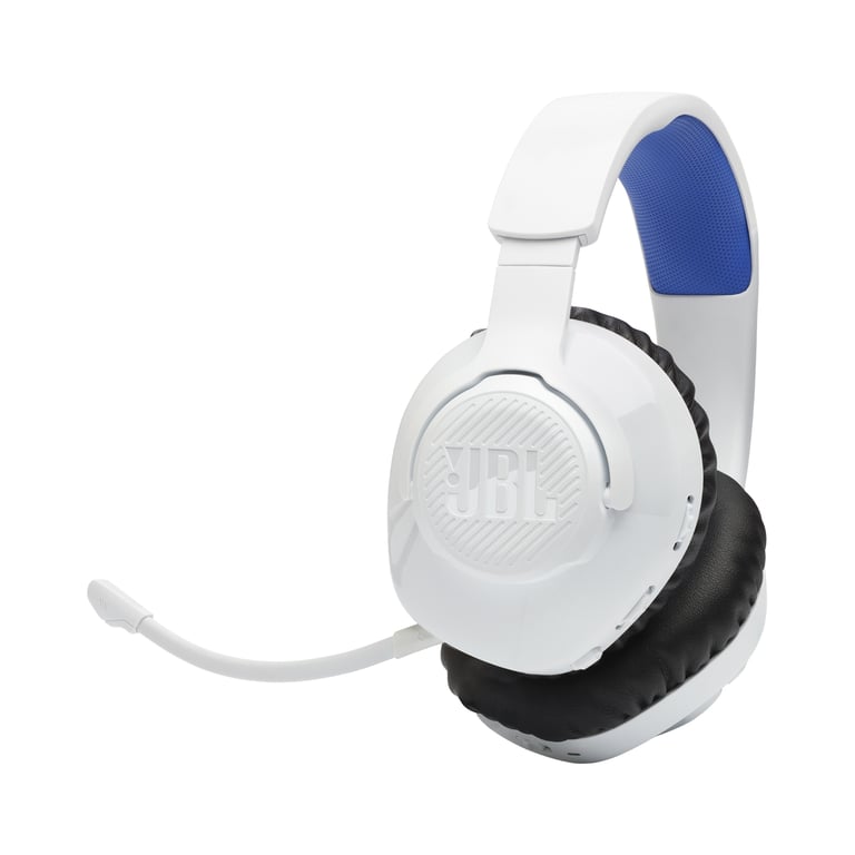 JBL Quantum 360 P Cuffie da gioco Bluetooth senza fili per Playstation Bianco e blu - nuovo