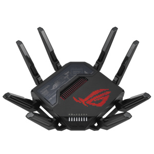 ASUS ROG Rapture GT-BE98 Router Wireless 10 Gigabit Ethernet Quad-band (2,4 GHz / 5 GHz-1 / 5 GHz-2 / 6 GHz) Nero – nuovo